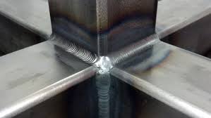 Close-up of goat pen construction